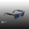 Ray-Ban Wayfarer (Gen 2) Глянцевый Прозрачно-Серый с Прозрачно-Сапфировыми Линзами